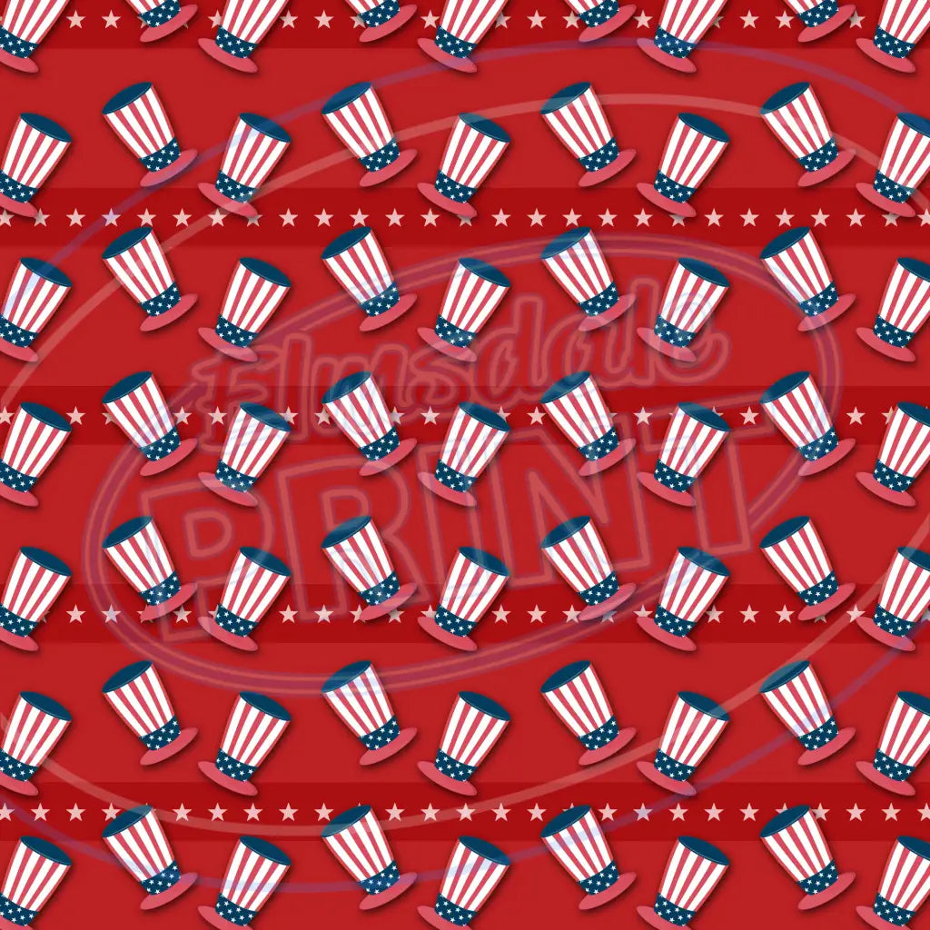 4Th Of July 013 Printed Pattern Vinyl