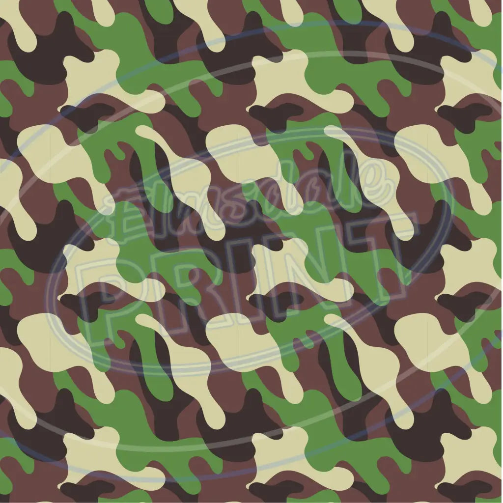 Army Camo 009 Printed Pattern Vinyl