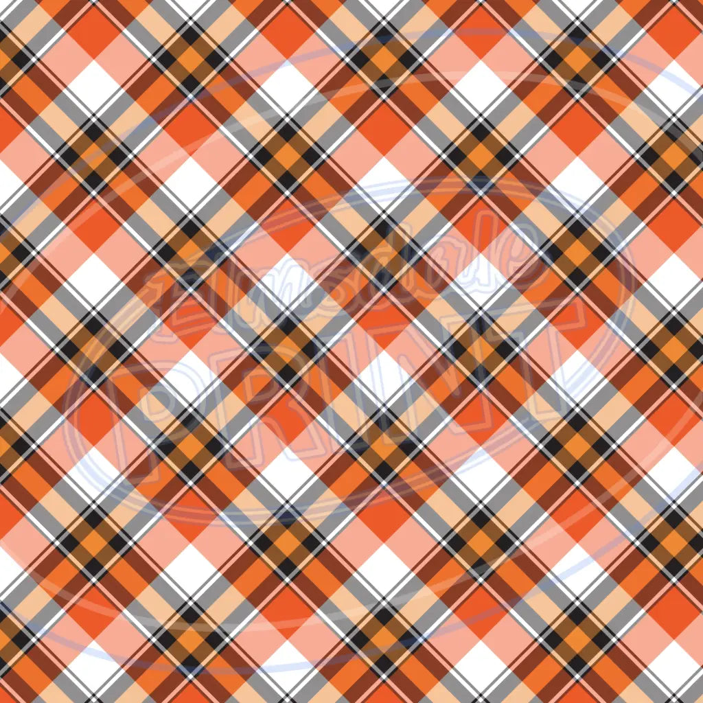 Autumn Orange 004 Printed Pattern Vinyl