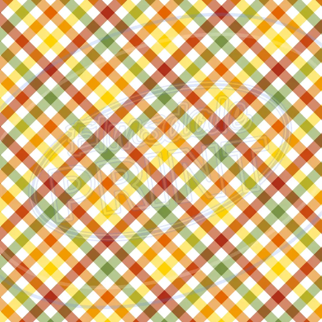 Autumn Plaid 009 Printed Pattern Vinyl