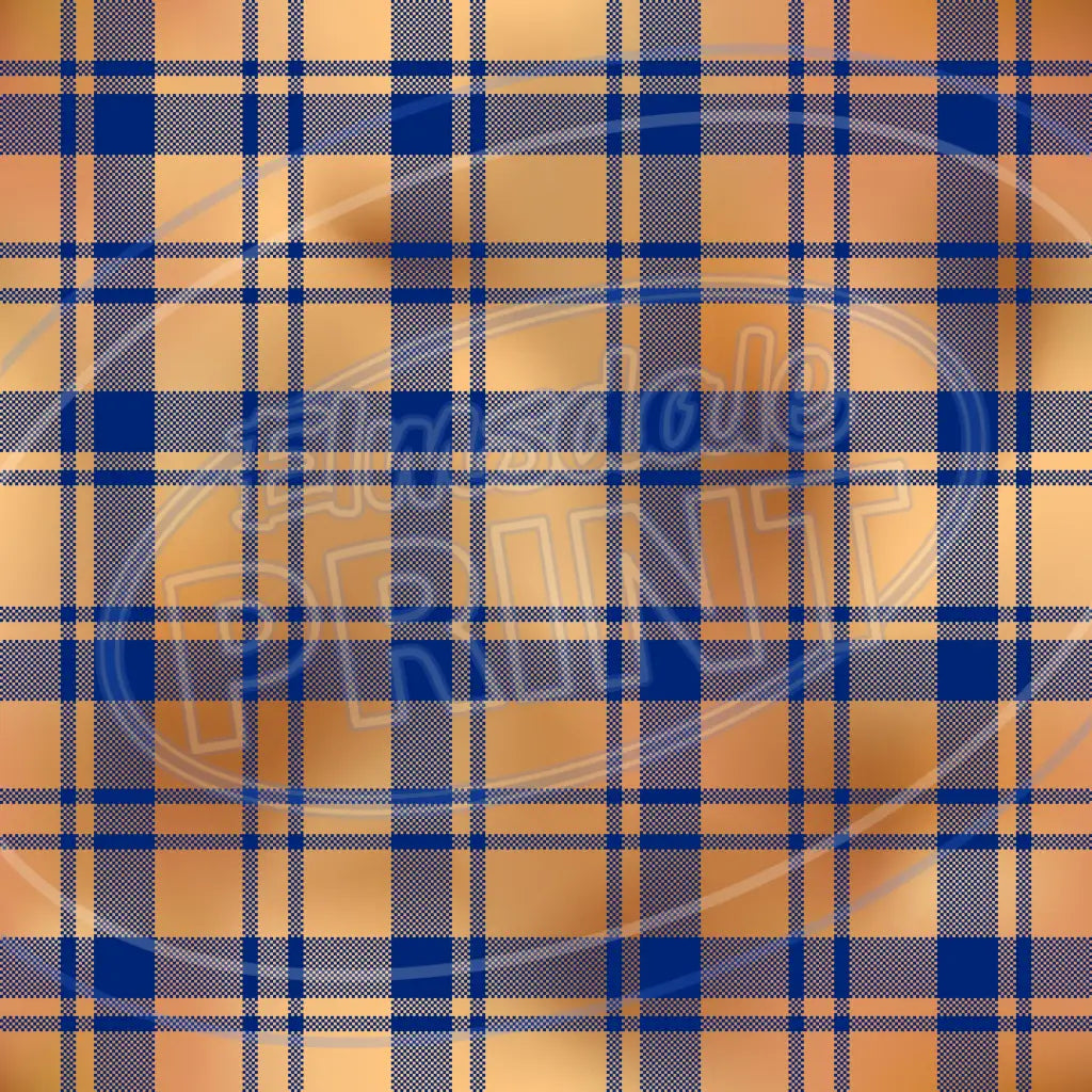 Blue Gold Dad 015 Printed Pattern Vinyl