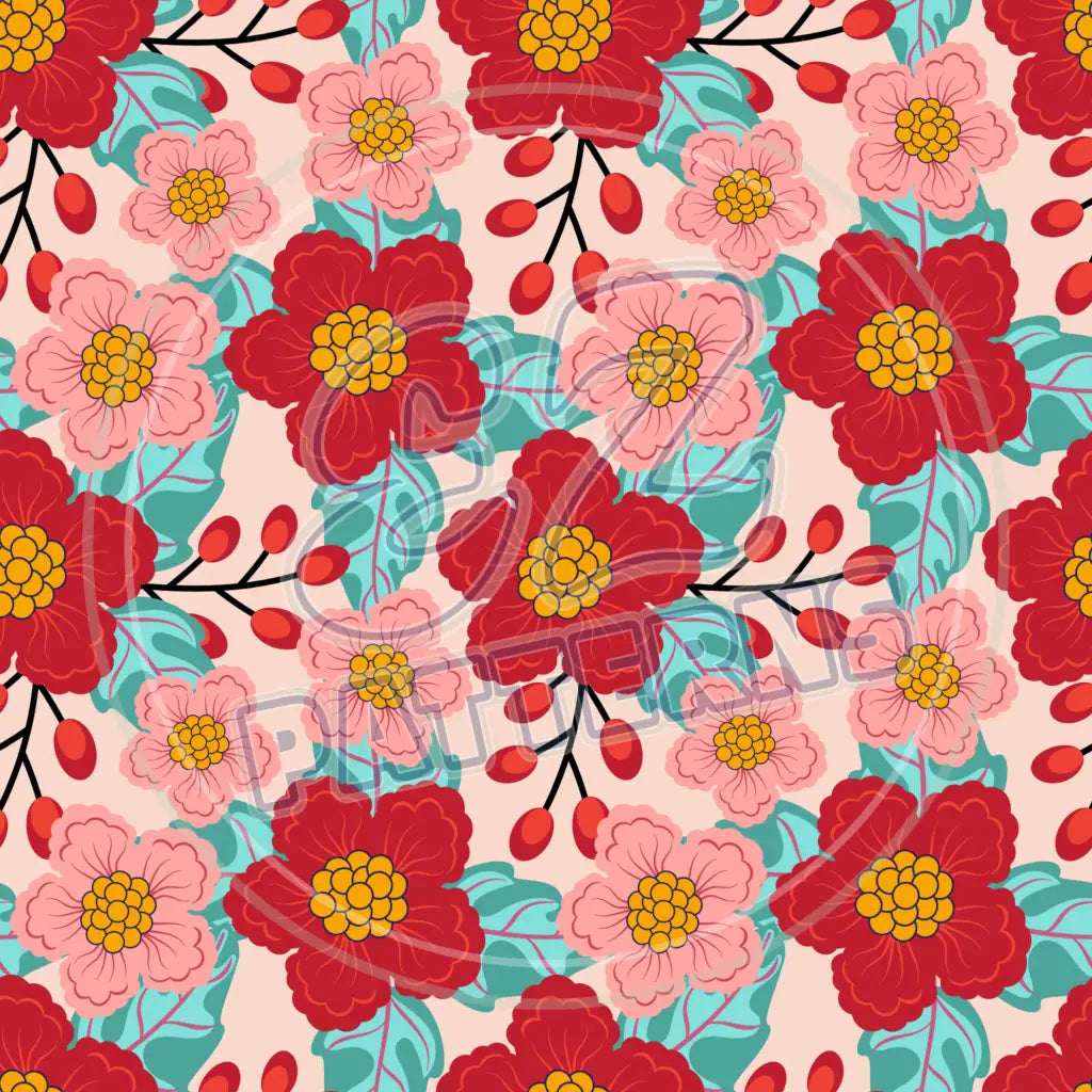 Boho Bloom 016 Printed Pattern Vinyl