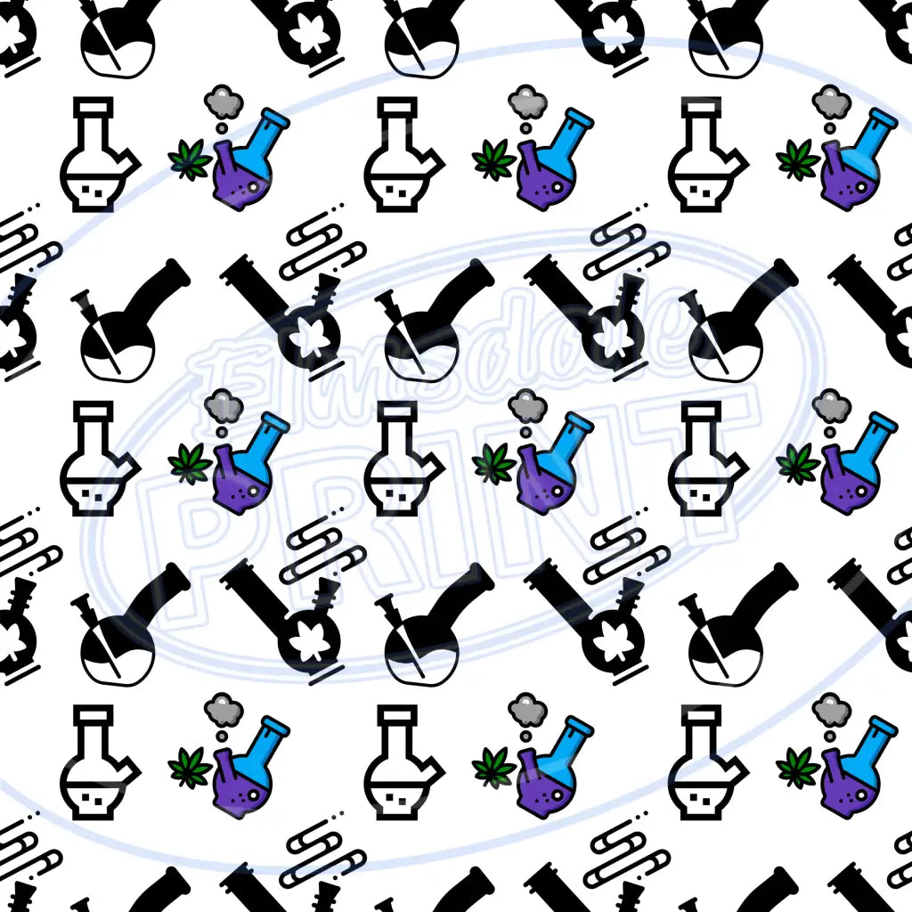 Bong Sesh 024 Printed Pattern Vinyl