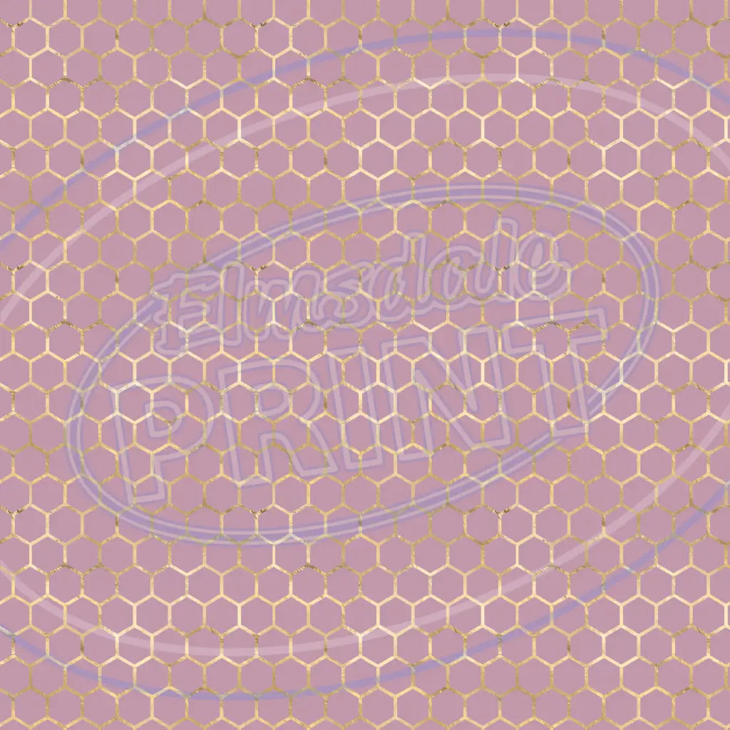 Burgundy Bees 007 Printed Pattern Vinyl