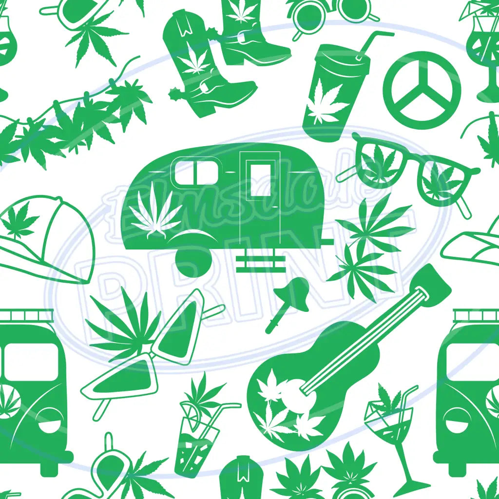 Canna Camper 011 Printed Pattern Vinyl