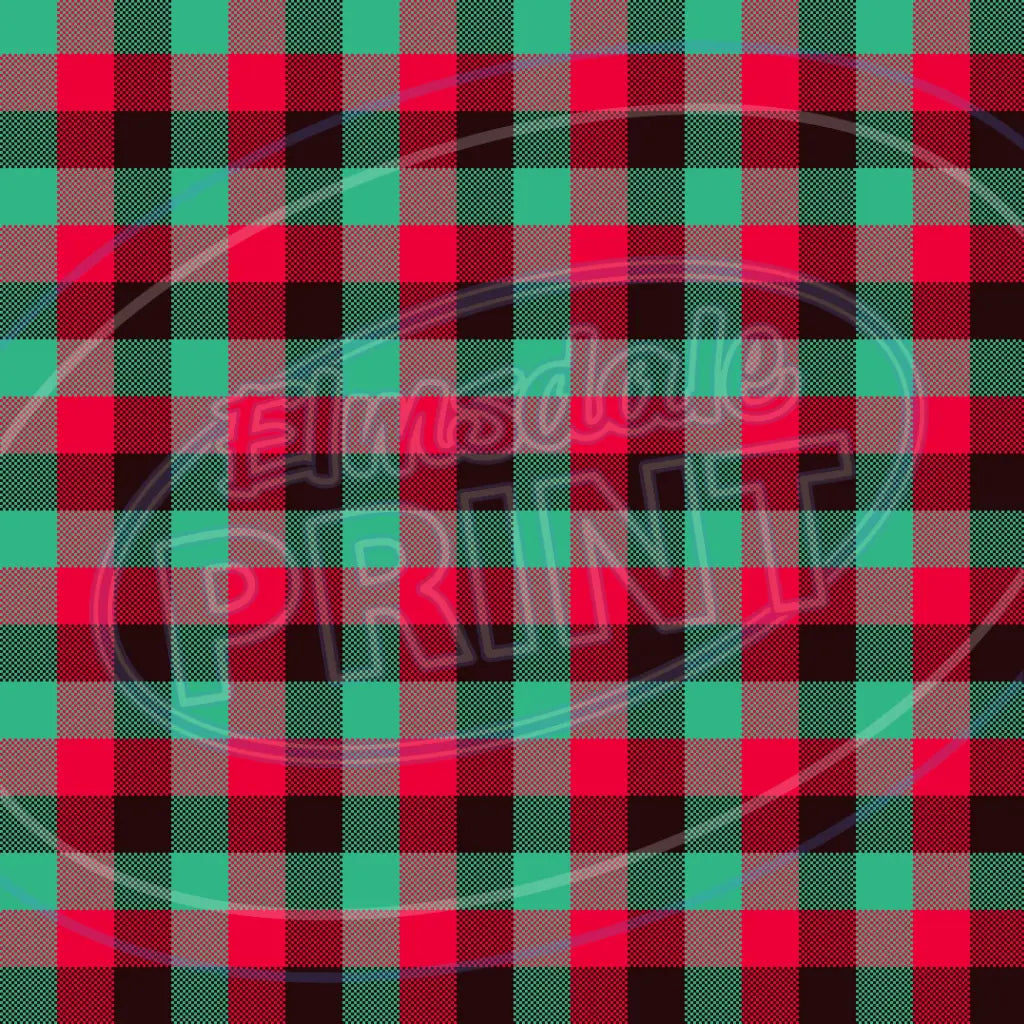 Cozy Plaid 004 - Small Pattern Printed Vinyl