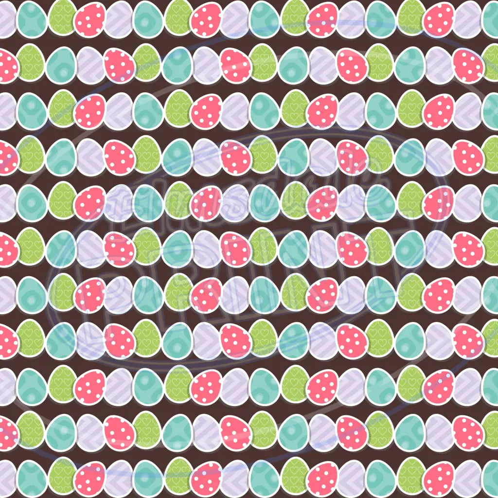 Easter Chocolate 008 Printed Pattern Vinyl