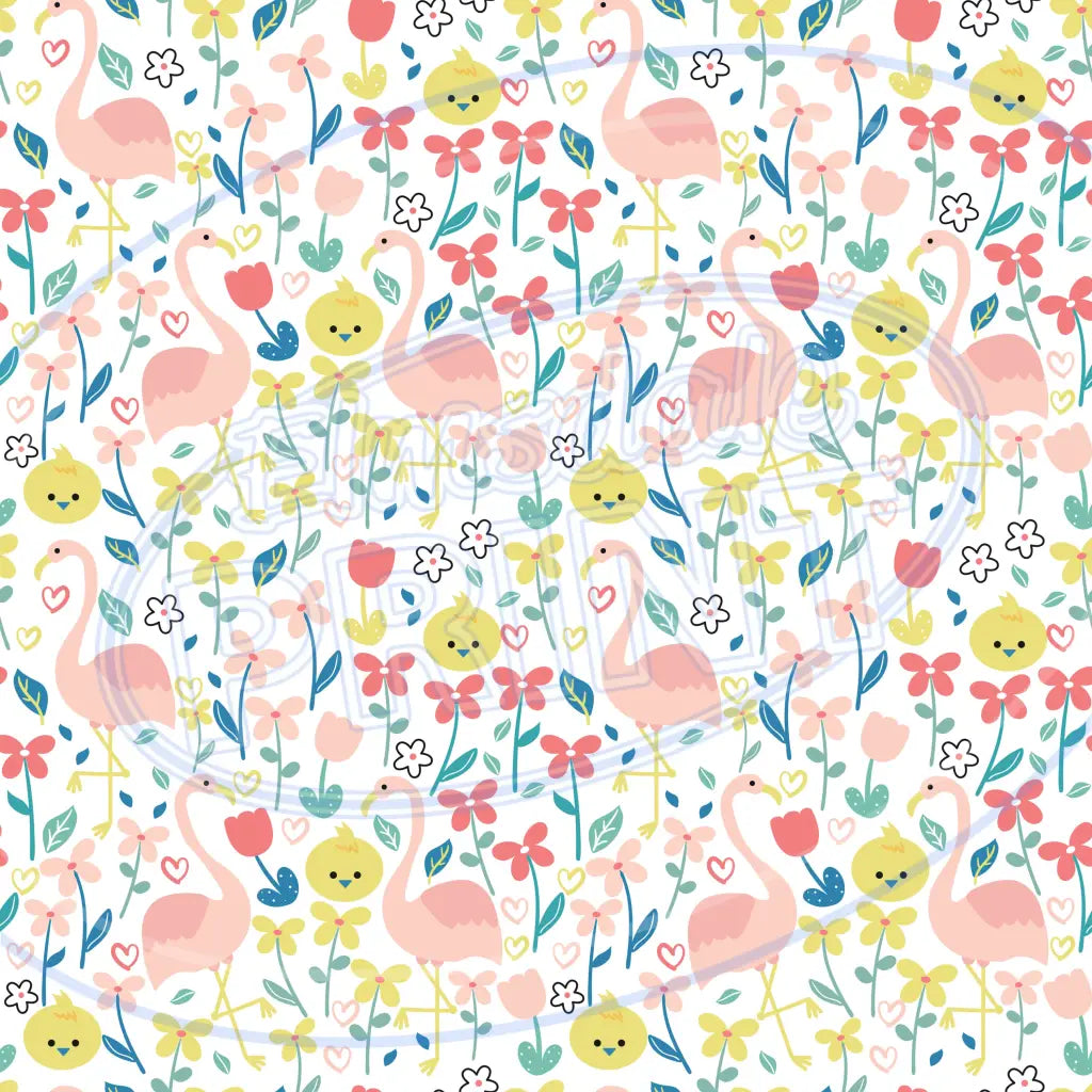 Flamingo Friends 009 Printed Pattern Vinyl