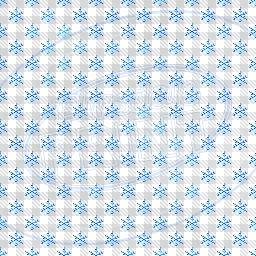 Frosty Plaid 013 Printed Pattern Vinyl