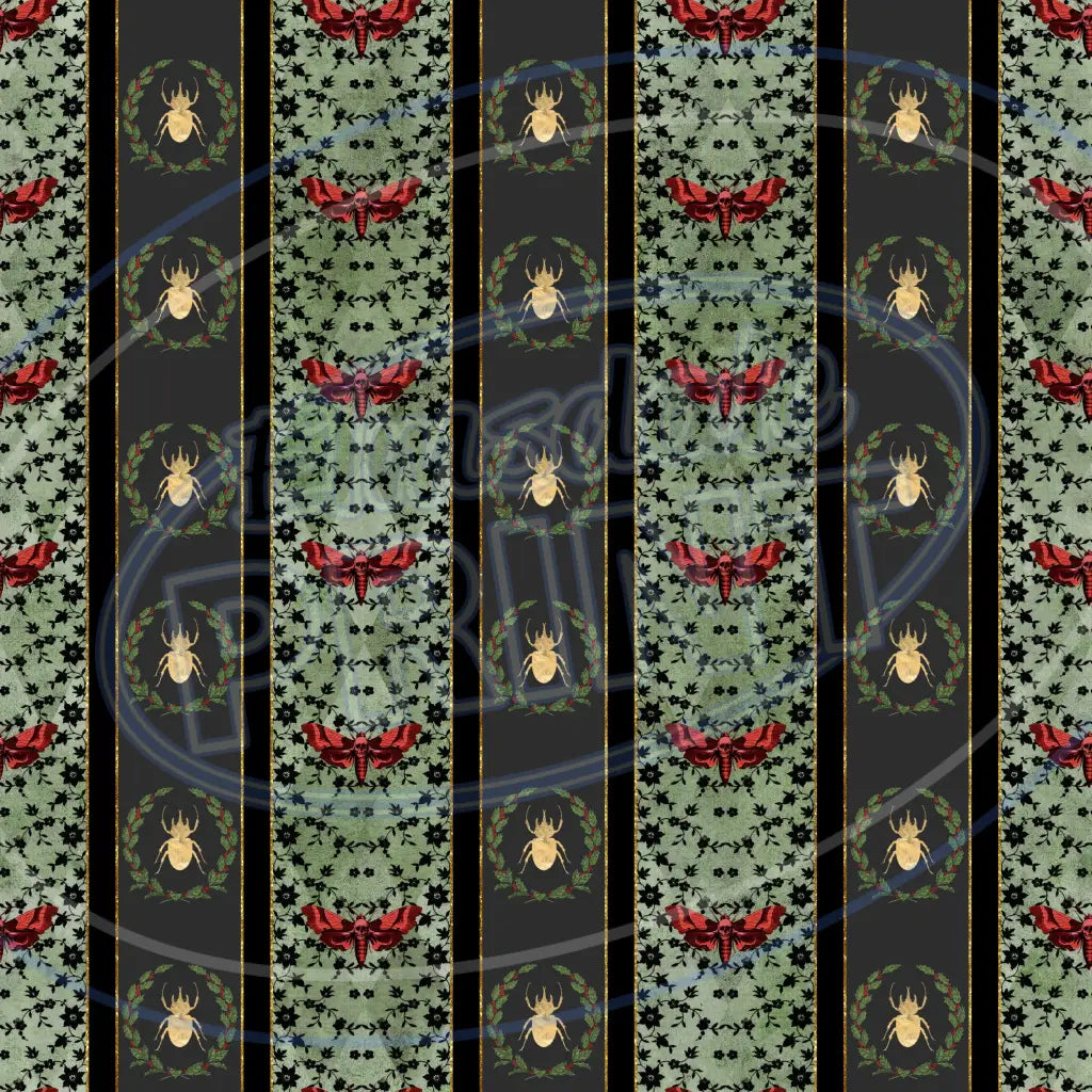 Gothic Christmas 001 Printed Pattern Vinyl