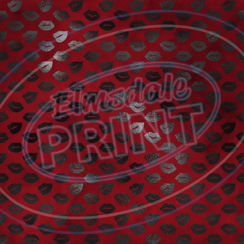 Gothic Kisses 001 Printed Pattern Vinyl