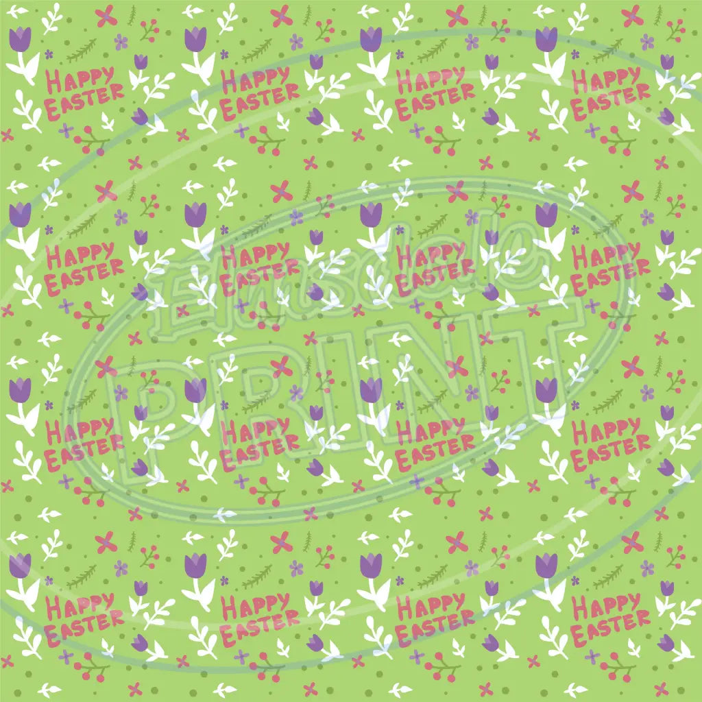 Happy Easter 003 Printed Pattern Vinyl