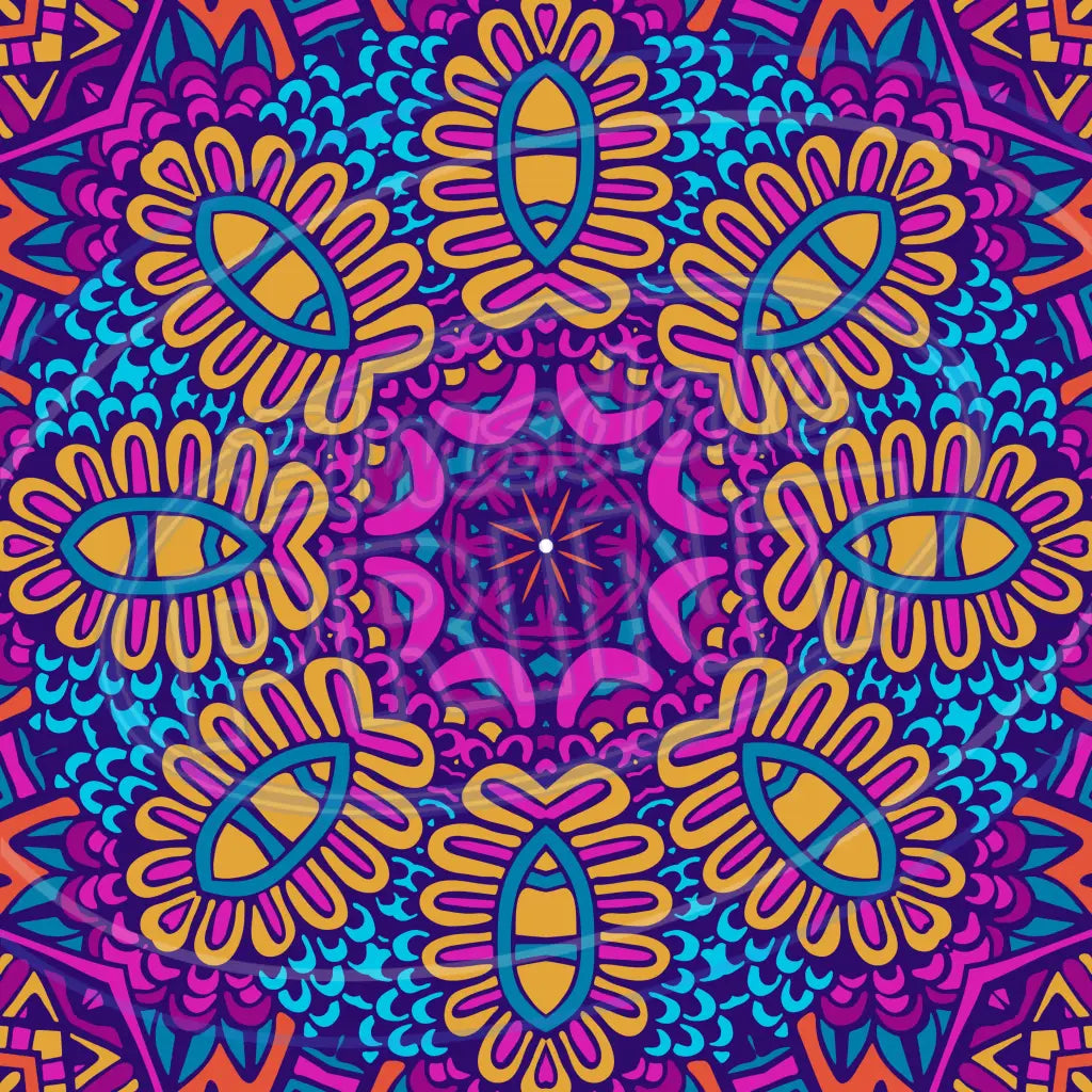 Hippie Gypsy 007 Printed Pattern Vinyl