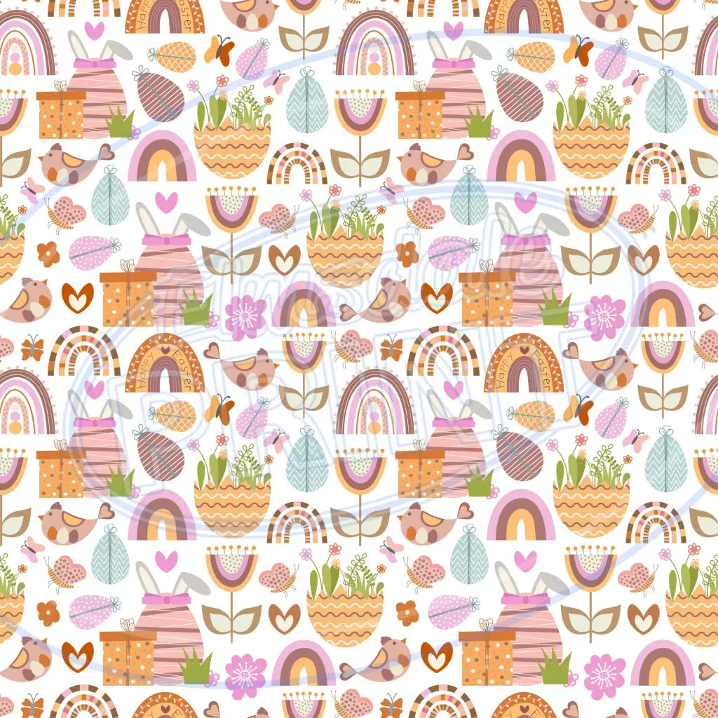 Hoppy Easter 001 Printed Pattern Vinyl