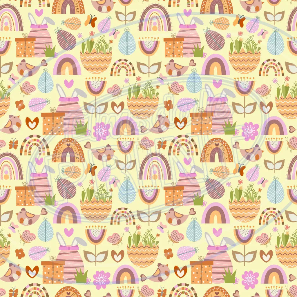 Hoppy Easter 002 Printed Pattern Vinyl