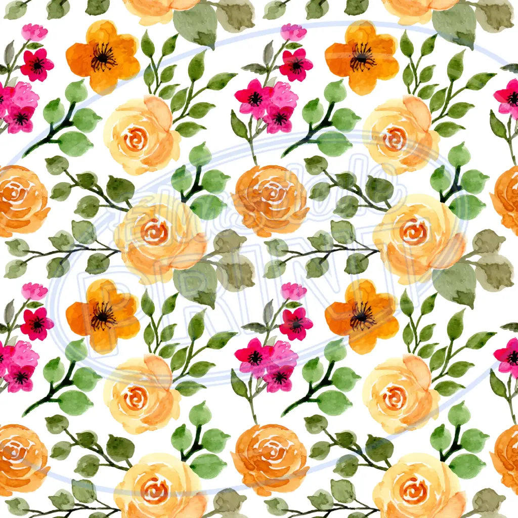 Meadow Bloom 001 Printed Pattern Vinyl
