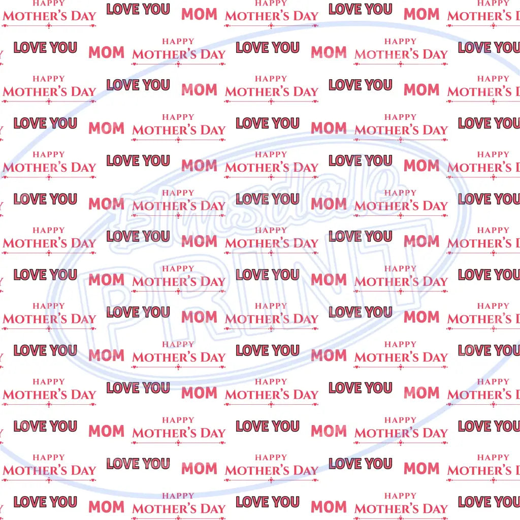 Mom Love 009 Printed Pattern Vinyl