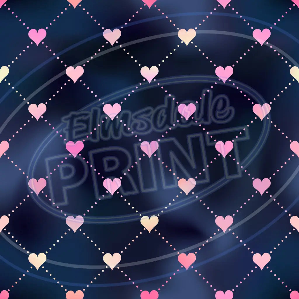 Navy Blush 012 Printed Pattern Vinyl