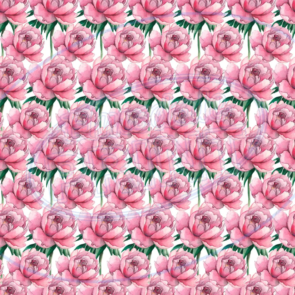 Peony Pink 011 Printed Pattern Vinyl