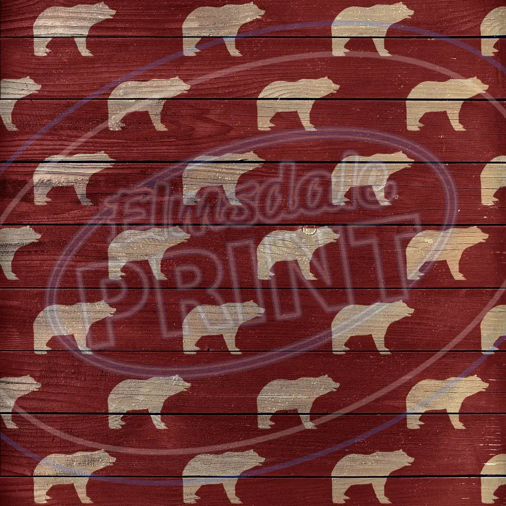 Rustic Lumberjack 008 Printed Pattern Vinyl