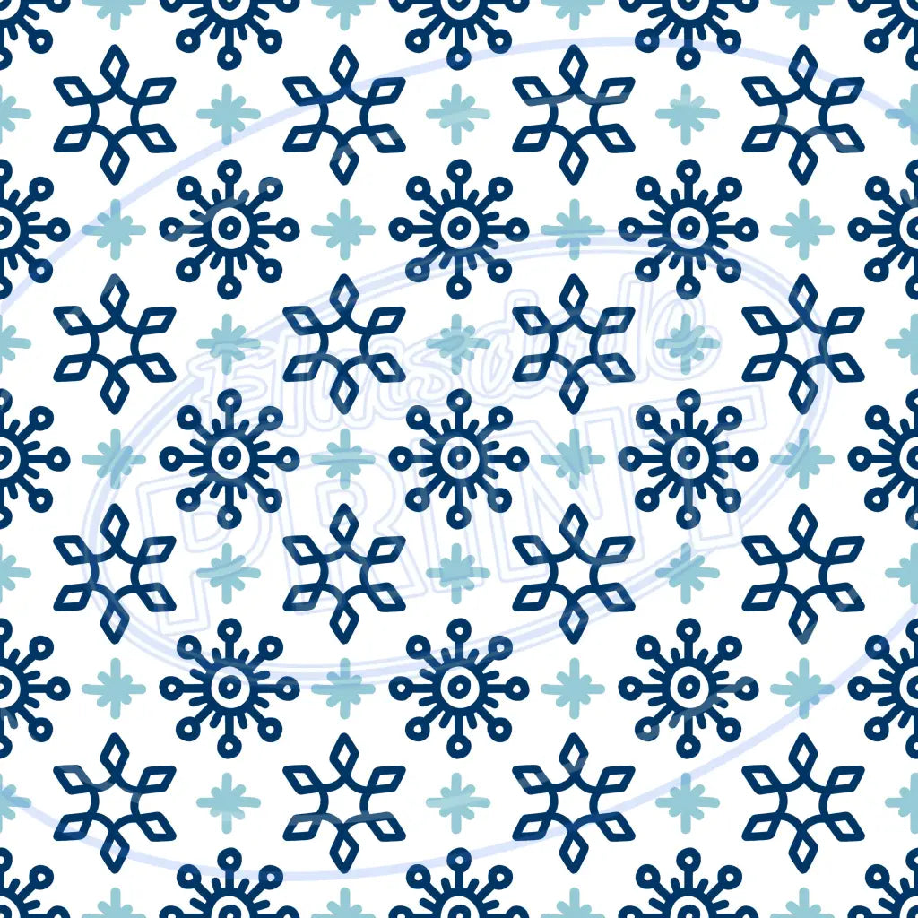 Snowflake Shimmer 009 Printed Pattern Vinyl