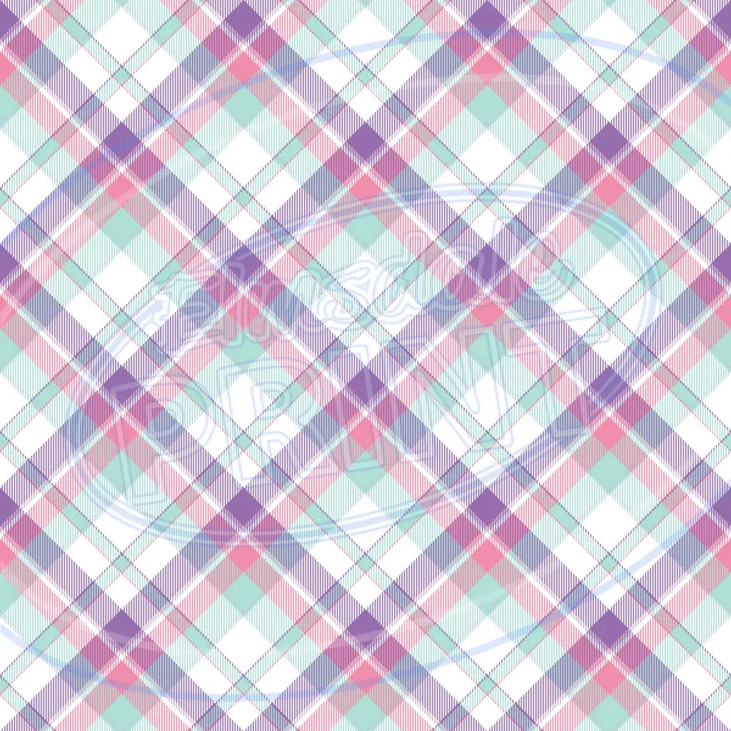 Spring Plaid 001 Printed Pattern Vinyl