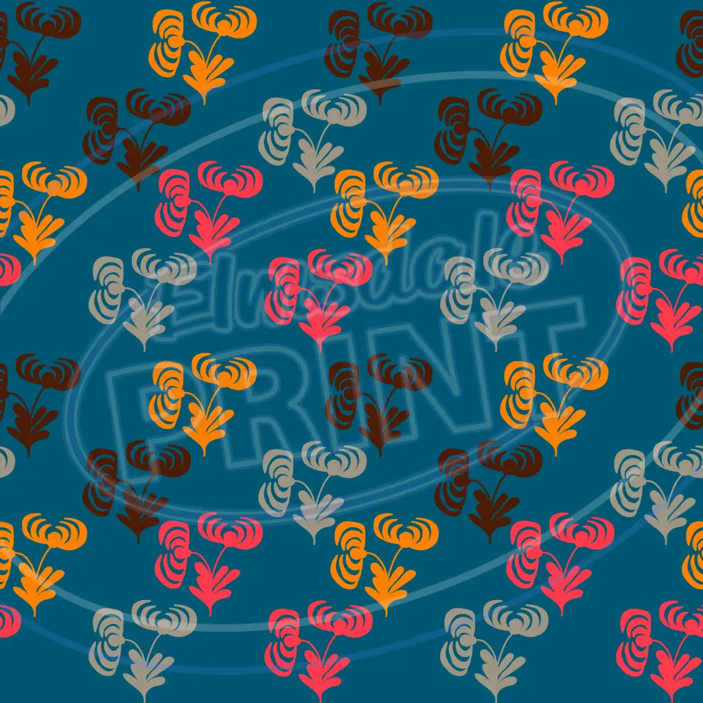 Vibrant Floral 009 Printed Pattern Vinyl