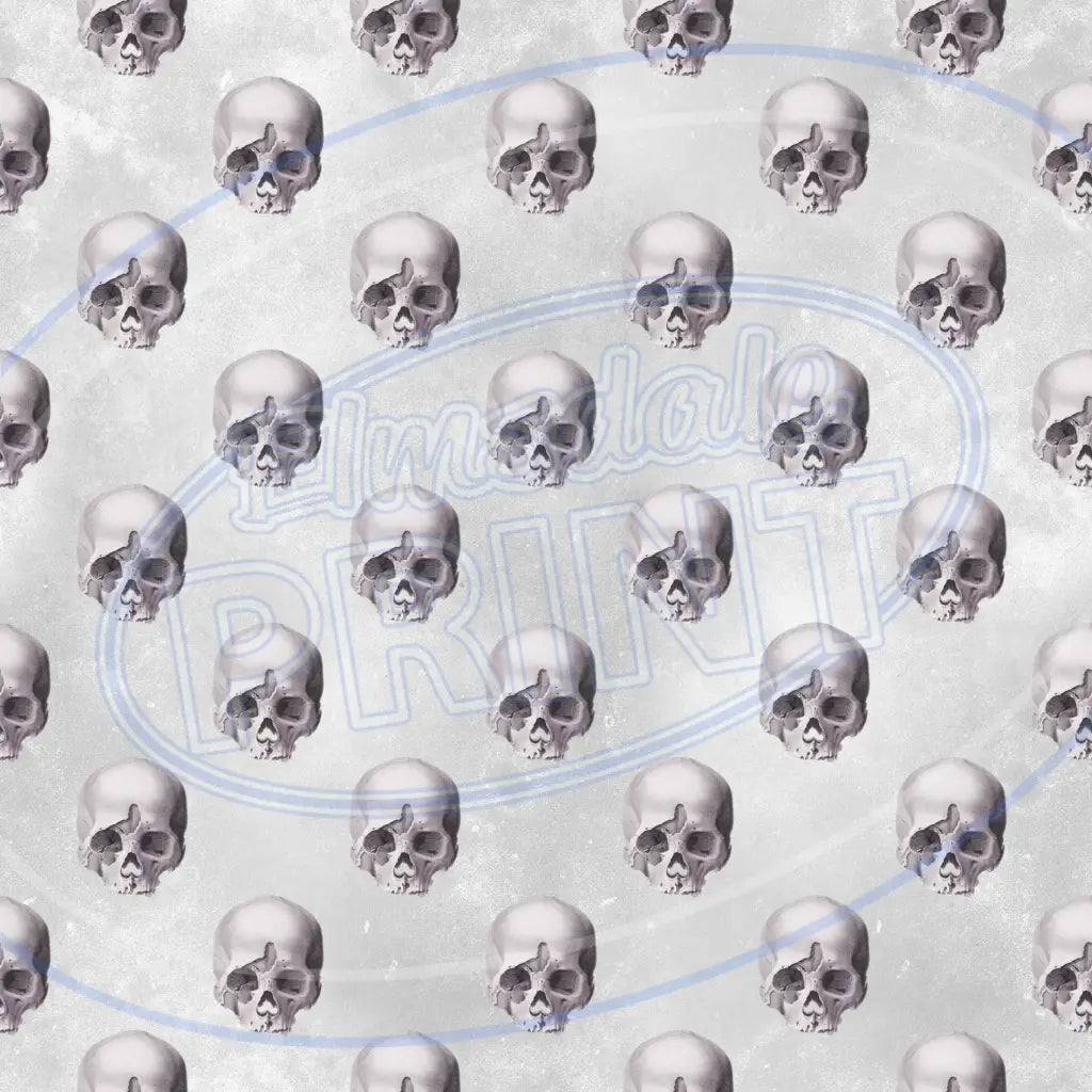 Violet Skulls 005 Printed Pattern Vinyl