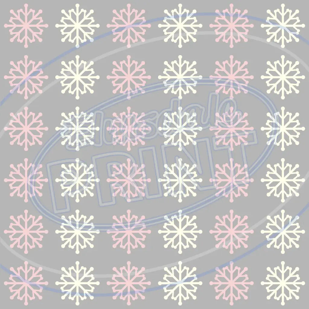 Warm Winter Pink 007 Printed Pattern Vinyl