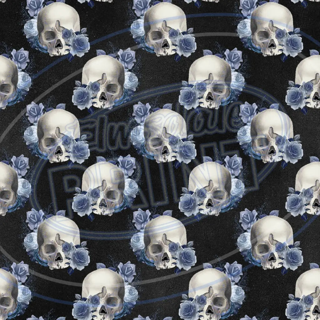 Wicked Skulls 006 Printed Pattern Vinyl