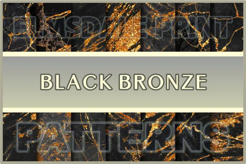 Black & Bronze Marble