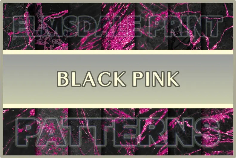 Black & Pink Marble