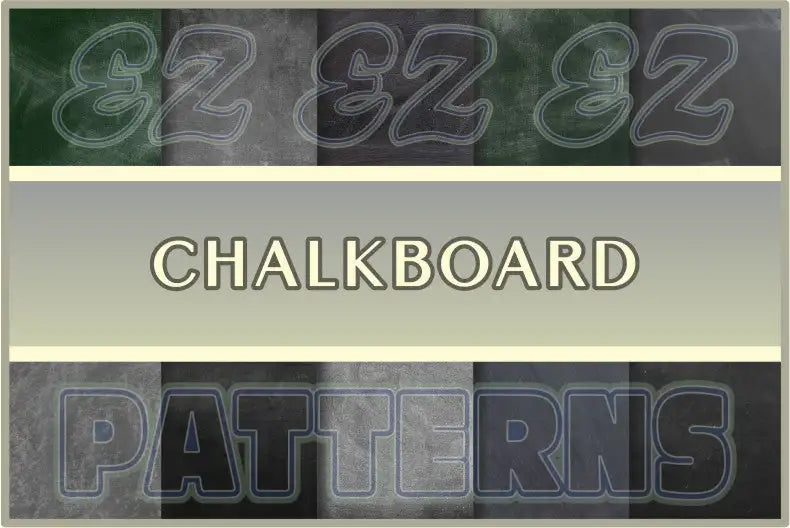 Chalkboard EZ Patterns www.ezpatterns.ca – Elmsdale Print