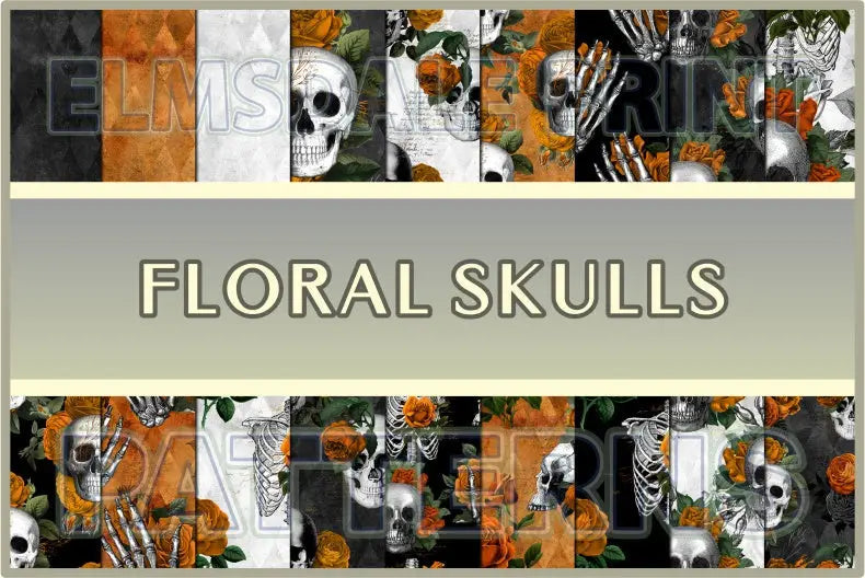 Floral Skulls