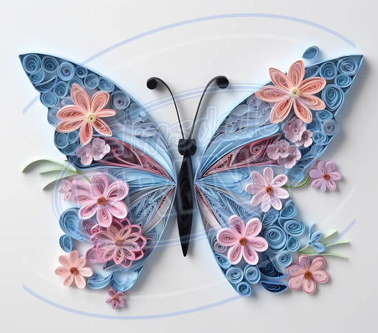 3D Butterflies 049 Printed Pattern Vinyl