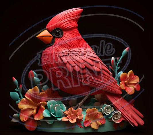 3D Cardinals 017 Printed Pattern Vinyl