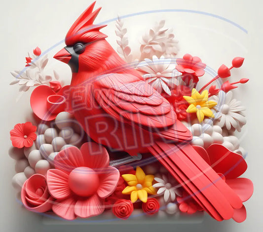 3D Cardinals 022 Printed Pattern Vinyl