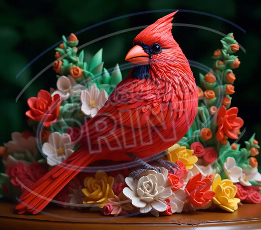 3D Cardinals 026 Printed Pattern Vinyl