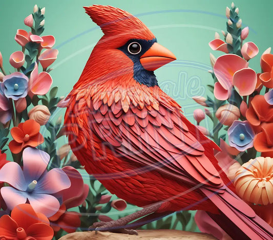 3D Cardinals 031 Printed Pattern Vinyl