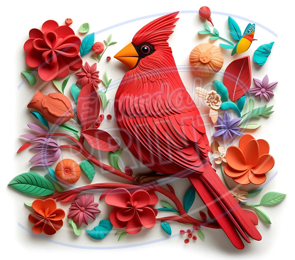 3d Cardinal Pattern 3D Cardinals 036 – Elmsdale Print