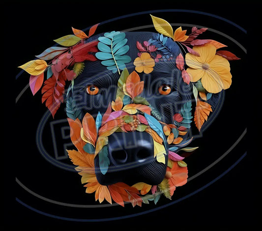 3D Dogs 014 Printed Pattern Vinyl