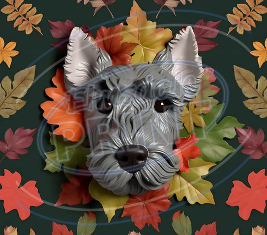 3D Dogs 016 Printed Pattern Vinyl