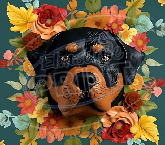 3D Dogs 024 Printed Pattern Vinyl