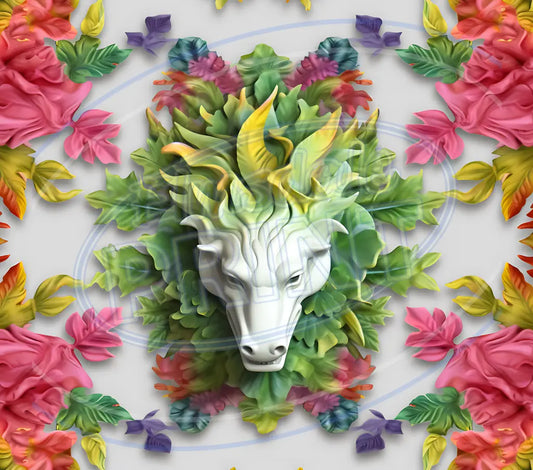 3D Dragons 010 Printed Pattern Vinyl