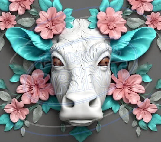 3D Farm Animals 002 Printed Pattern Vinyl