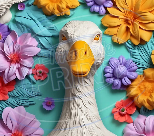 3D Farm Animals 009 Printed Pattern Vinyl