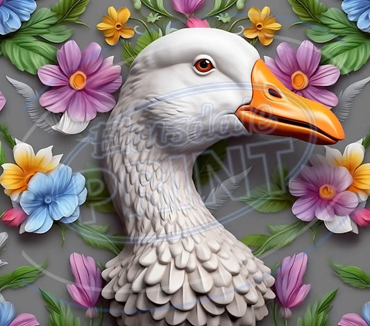 3D Farm Animals 011 Printed Pattern Vinyl