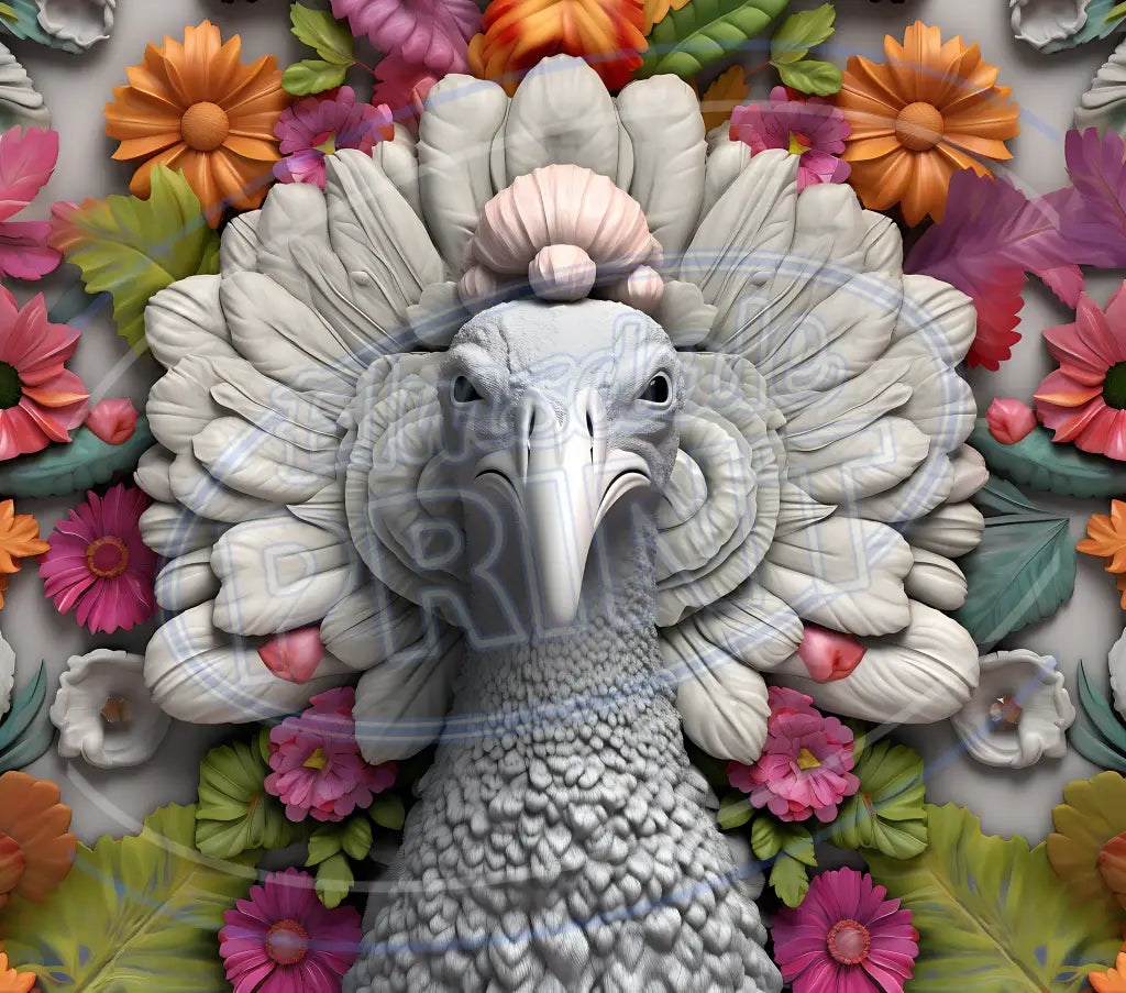 3D Farm Animals 019 Printed Pattern Vinyl