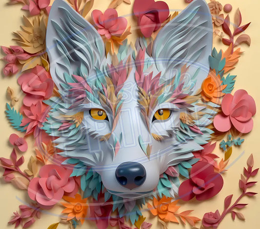 3D Forest Animals 005 Printed Pattern Vinyl