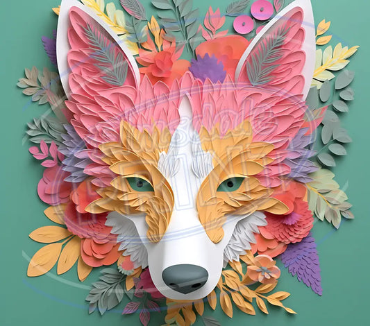3D Forest Animals 006 Printed Pattern Vinyl